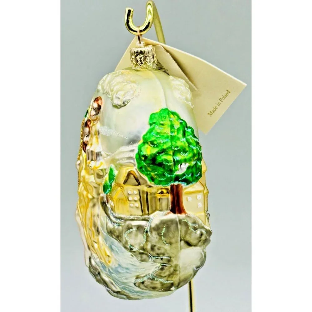 Patricia Breen Saint Christopher Patron of Travel Car 2 Piece Ornament Christmas